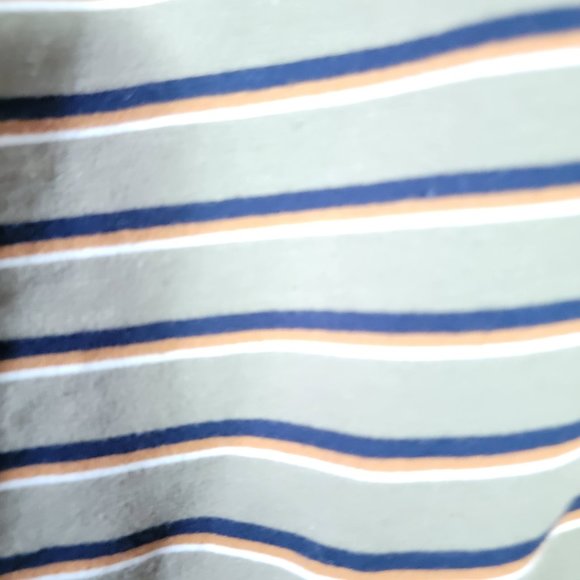 Sweet Claire Long Side Zip Side Pocket Striped Hoodie Size Medium - Picture 8 of 9